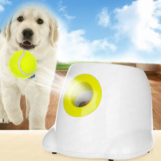 Automatic Tennis Ball Launcher Dog Toy!