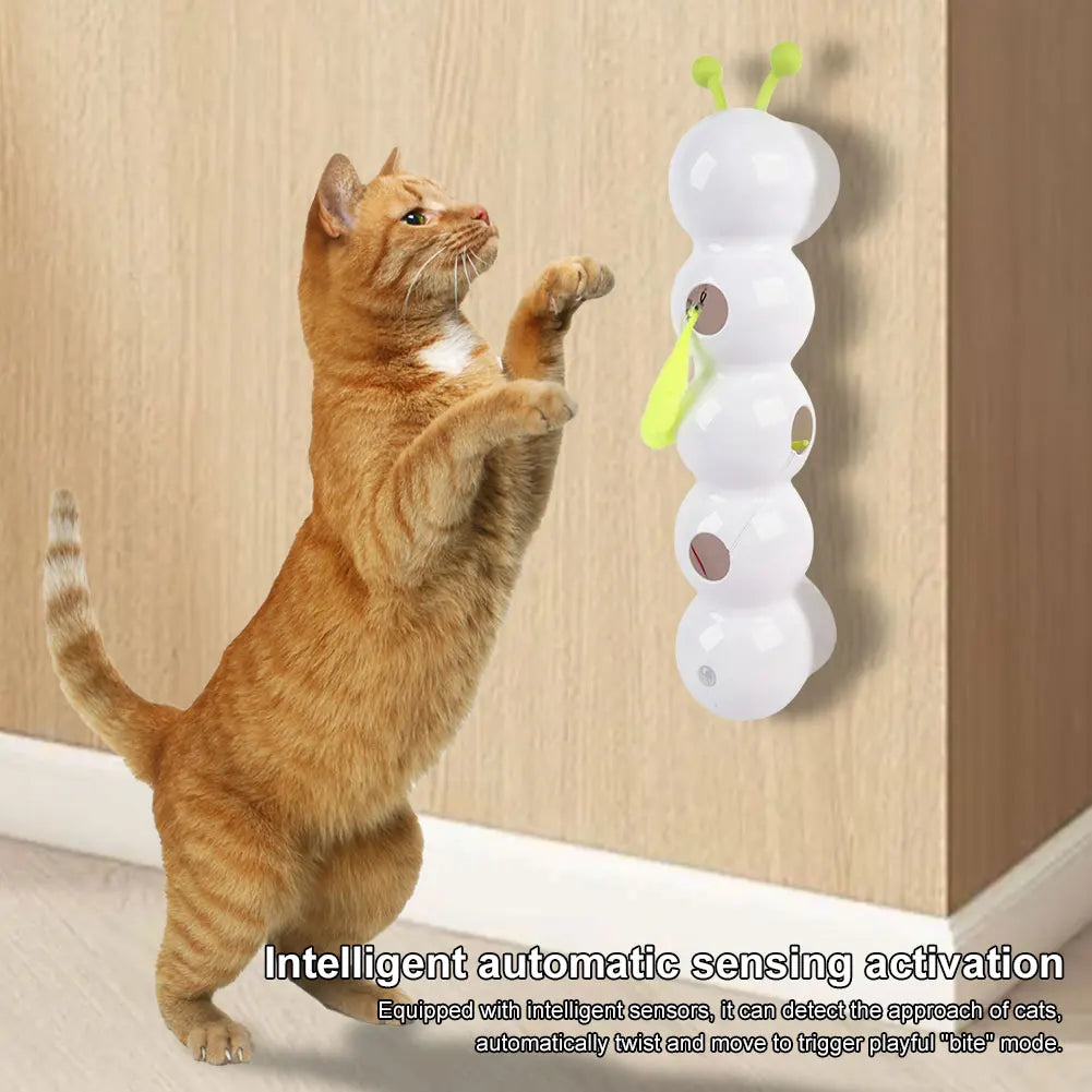 The Motion Activated Caterpillar Cat Toy As Seen On Your Fav Social Media Platforms!