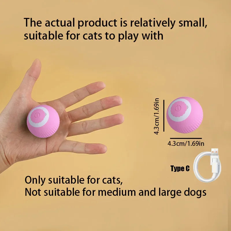 The Viral Automatic Smart Rolling Ball for Cats and Dogs!